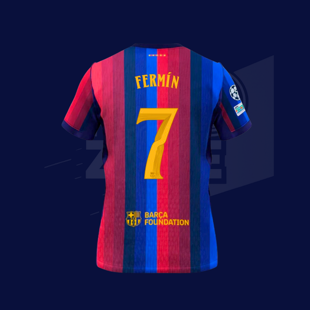 Jersey Nike FC Barcelona 2026/27local Jugador |Numeración+Parches Champions | GRANDE
