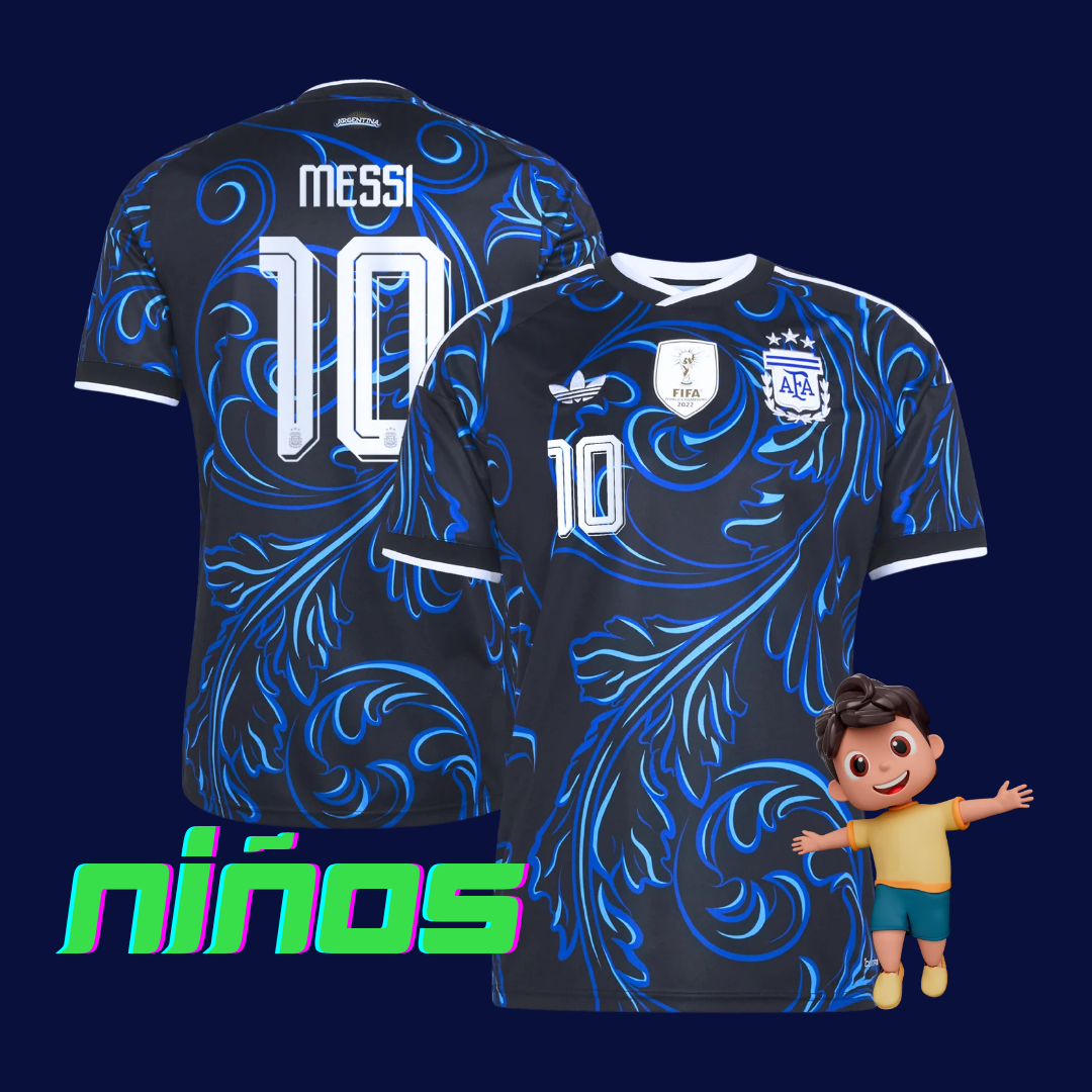 Jersey adidas Argentina Visita 2026 Niño | MESSI #10 KH3942