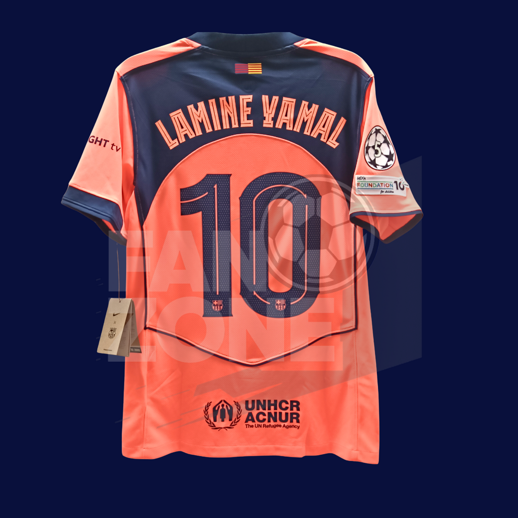 Jersey FC Barcelona Alternativo 2025/26 | LAMINE YAMAL #10 Nike Dri-FIT Total 90 Stadium Champions League