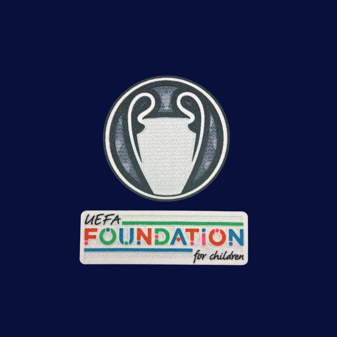 Kit Parches PSG Final Budapest 2026 | Champions League Title Holder + UEFA Foundation Player Issue Sporting iD
