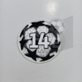 Official Starball Badge Of Honor BOH 14 winners –Real Madrid 2023/24 |Champions League cup Player Size Sporting iD