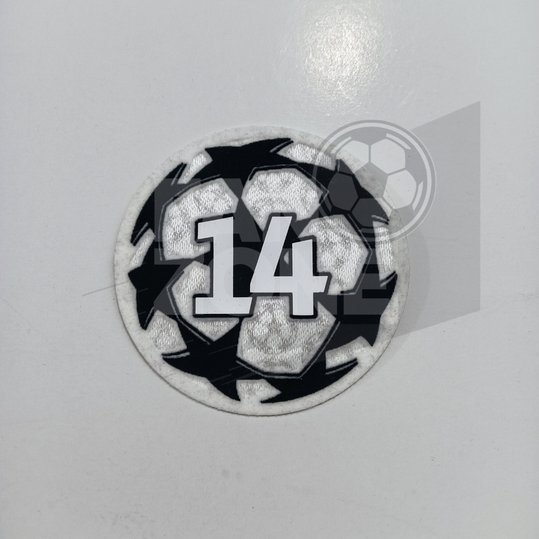 Official Starball Badge Of Honor BOH 14 winners –Real Madrid 2023/24 |Champions League cup Player Size Sporting iD