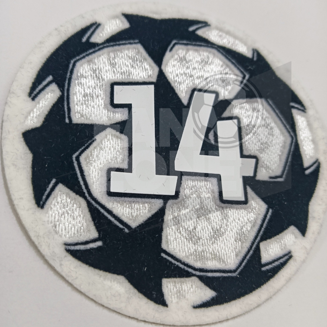 Official Starball Badge Of Honor BOH 14 winners –Real Madrid 2023/24 |Champions League cup Player Size Sporting iD