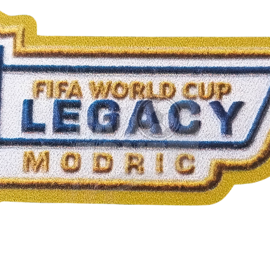 Kit Parches LEGACY+BALON DE ORO 2018 LUKA MODRIC TPU Texturizado 3D | Efecto bordado