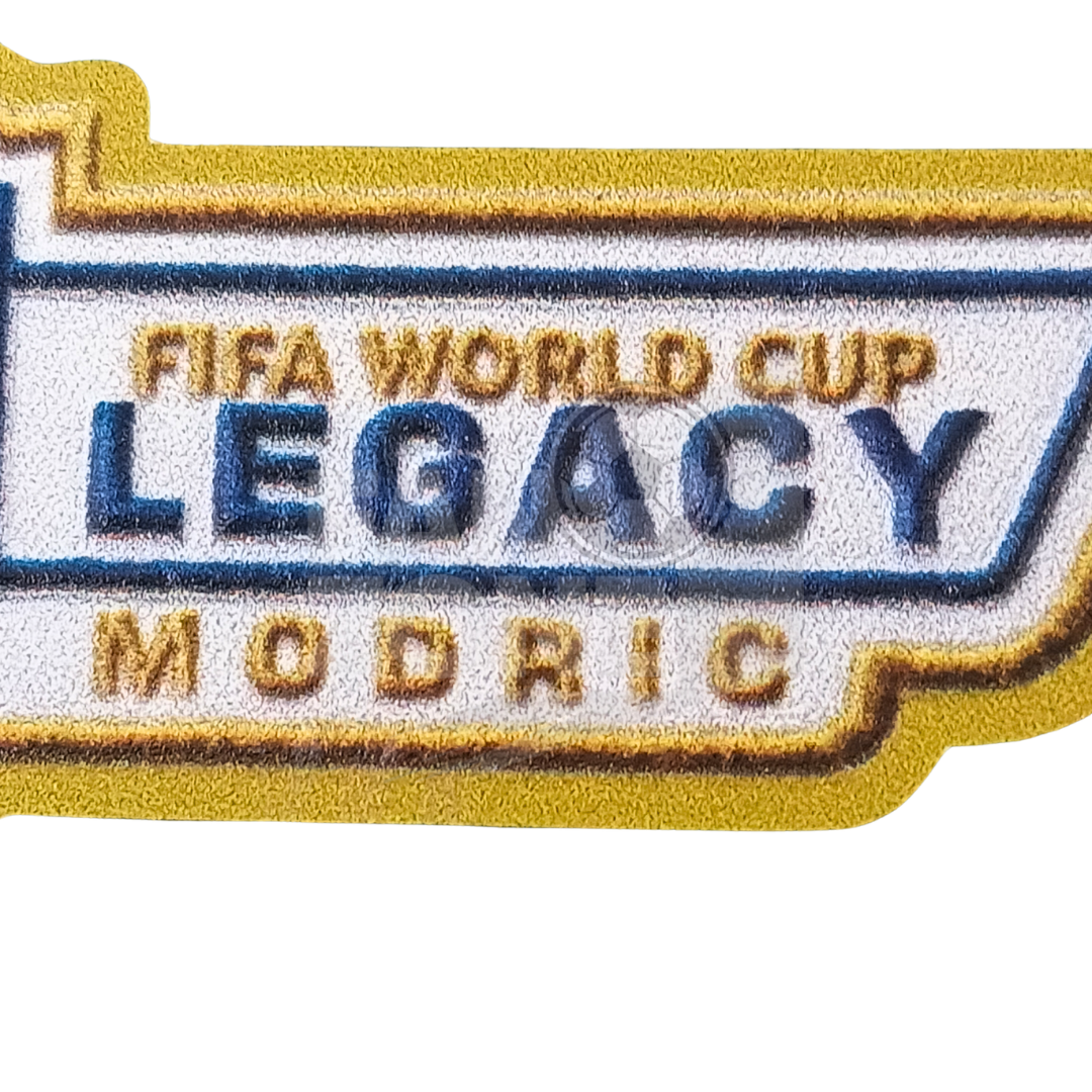 Kit Parches LEGACY+BALON DE ORO 2018 LUKA MODRIC TPU Texturizado 3D | Efecto bordado