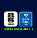 Set de Parches 2026 replica | DTF  | Blanco Grupos juego 2