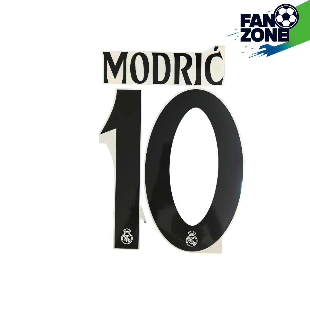 Numeracion Luka Modric Real Madrid Local 24/25 adulto Avery