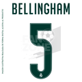 Numeración Jude BELLINGHAM #5 Real Madrid 2026/27 local | Copa Champions League | Avery Dennison
