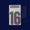 Numeración RODRIGO #16 FC Barcelona 2026/27 Tercero |  Player Issue Stahls