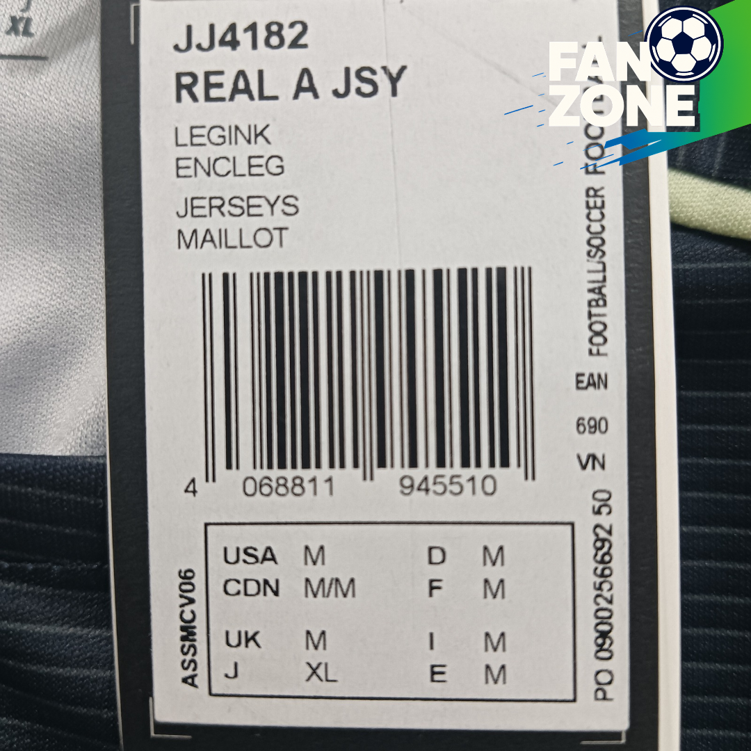 Adidas Real Madrid Away Jersey 2025/26 Aeroready – Official Away Version